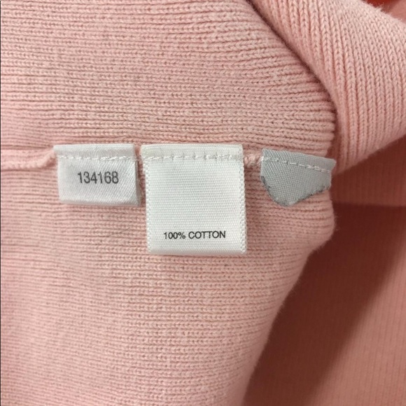 Ann Taylor Factory Pink Ribbed Sweater Medium - Picture 5 of 5